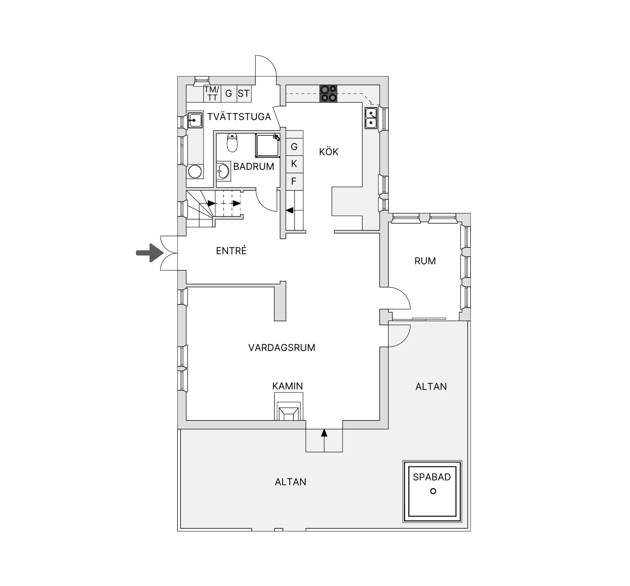 7 rum Villa på Olas väg 9B Centralt Mölndals kommun - bild 34