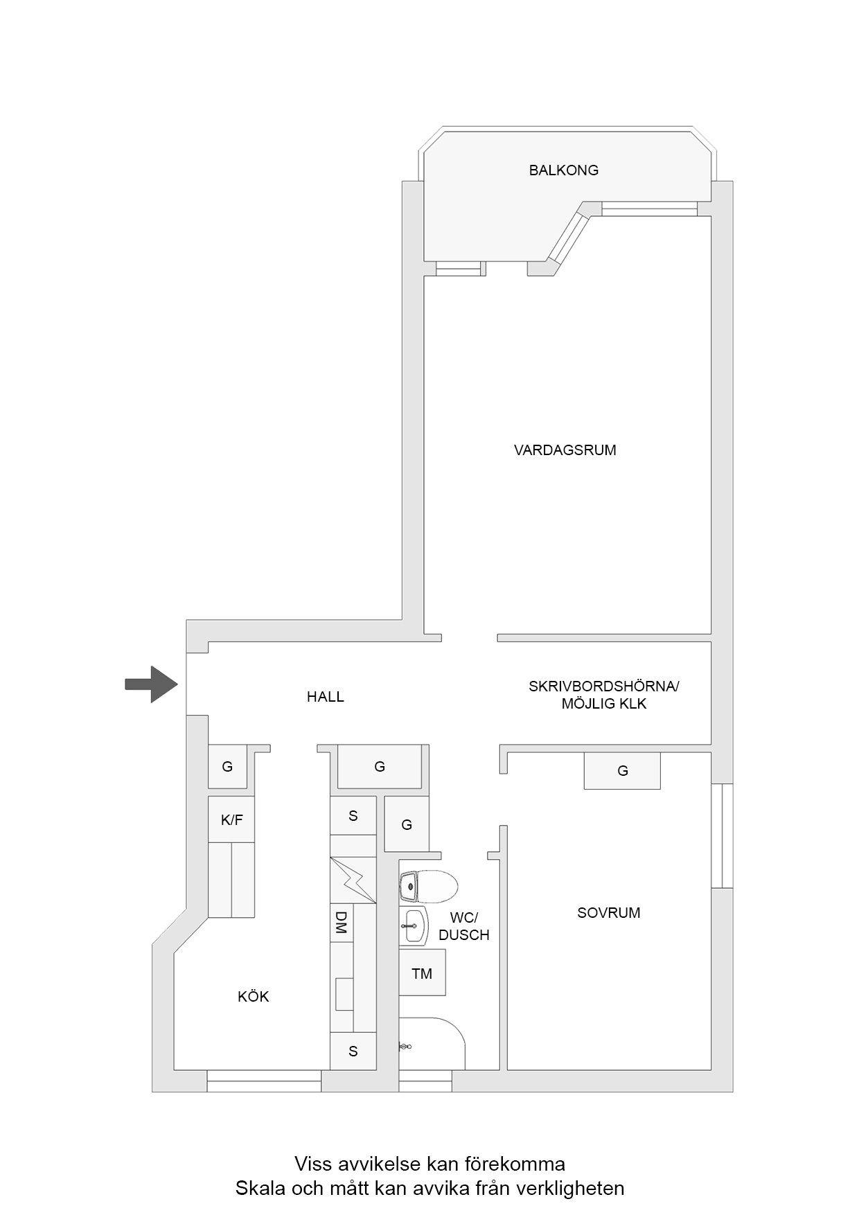 2 rum Lägenhet på Stentorpsgatan 17C Malmaberg Västerås kommun - bild 18
