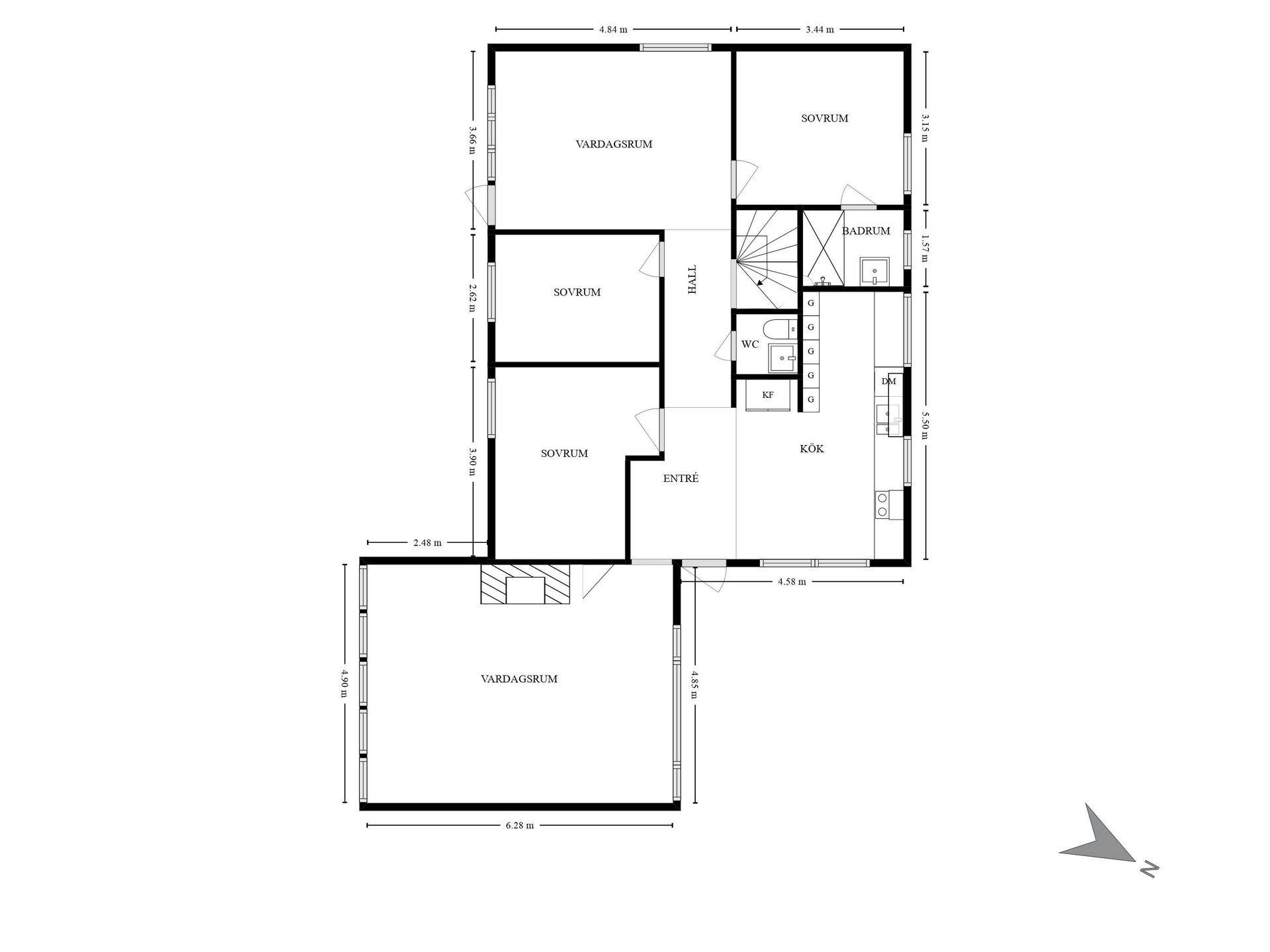 7 rum Villa på Nedre Häljaredsvägen 10 Dalsjöfors Borås kommun - bild 41