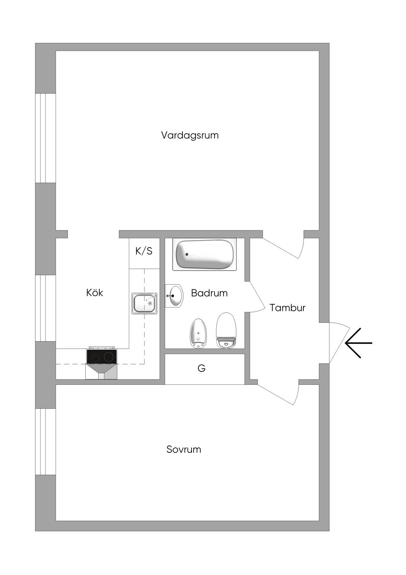 2 rum Lägenhet på Blandsädesgatan 6B Mölndal Mölndals kommun - bild 20