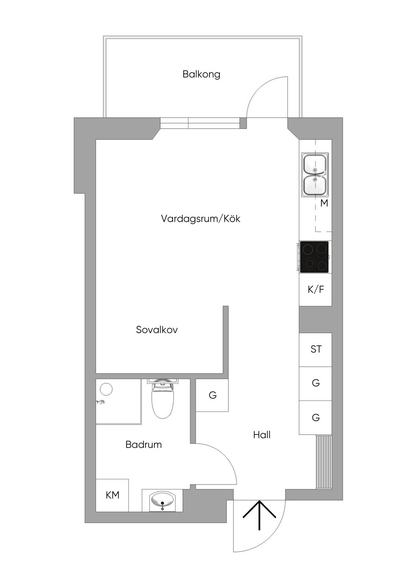1 rum Lägenhet på Litteraturgatan 218 Hisings Backa Göteborgs kommun - bild 11