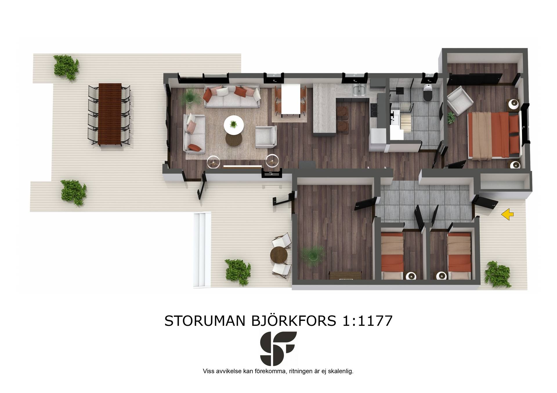 4 rum Vinterbonat fritidshus på Elins väg 26B Hemavan Storumans kommun - bild 46