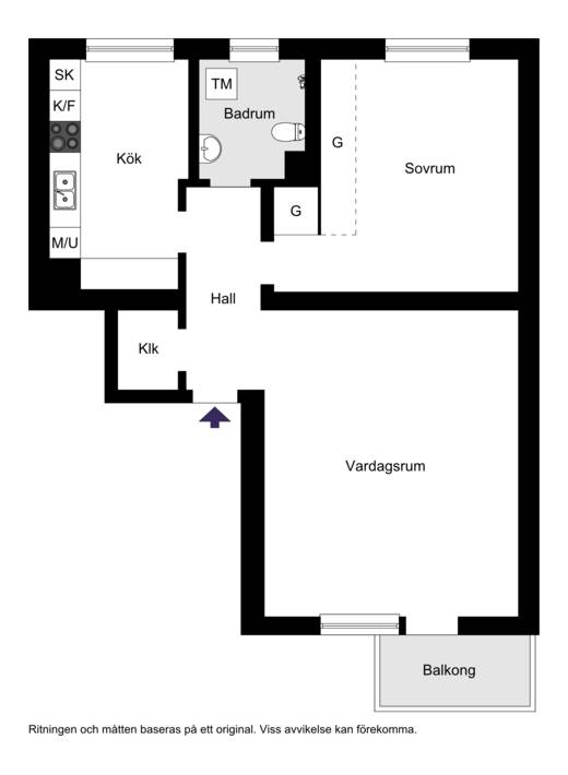 2 rum Lägenhet på Finn malmgrens väg 75 Hammarbyhöjden/Björkhagen Stockholms kommun - bild 6