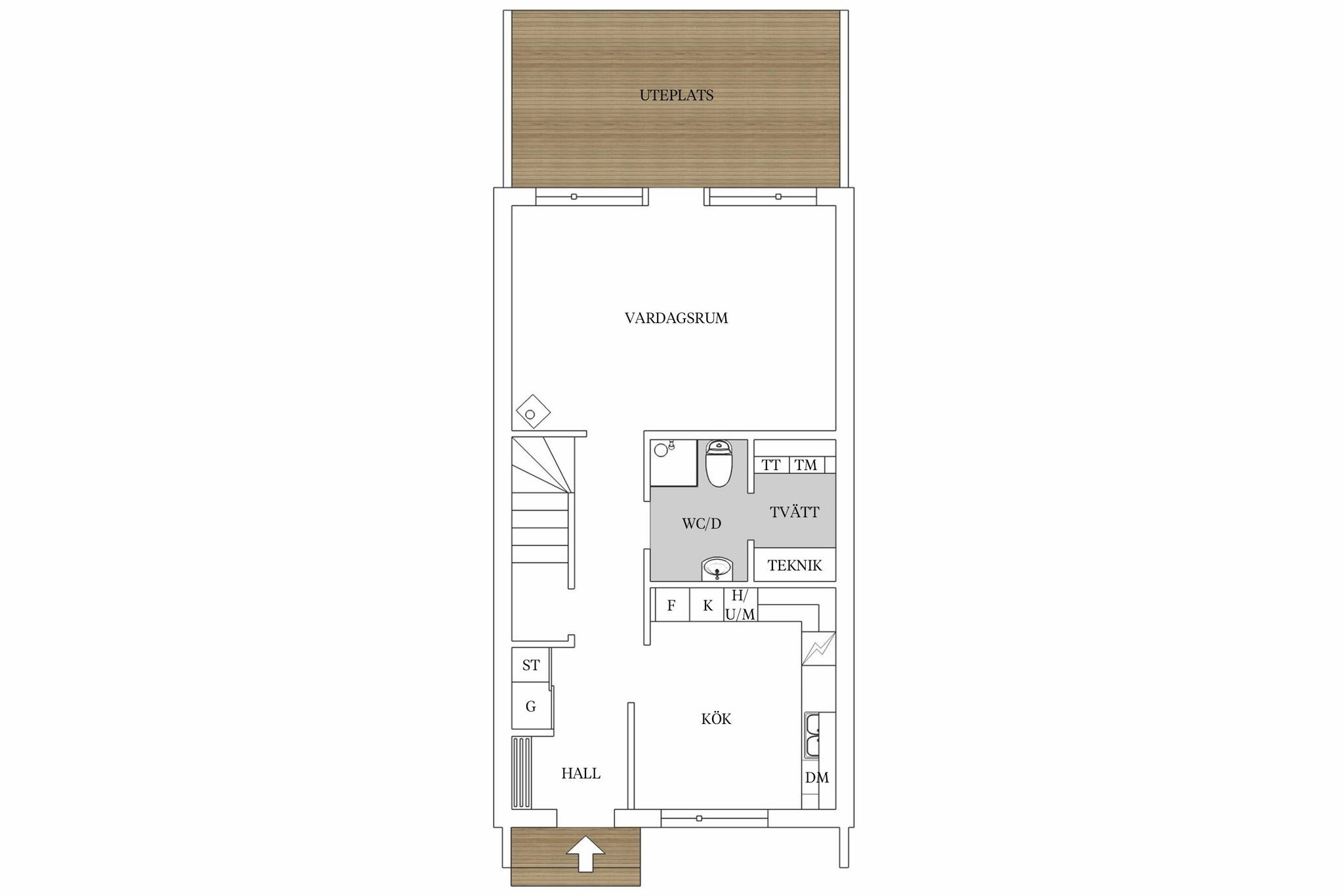 112 m² Radhus på Trasthagsvägen 4B Sunnersta Uppsala kommun - bild 45