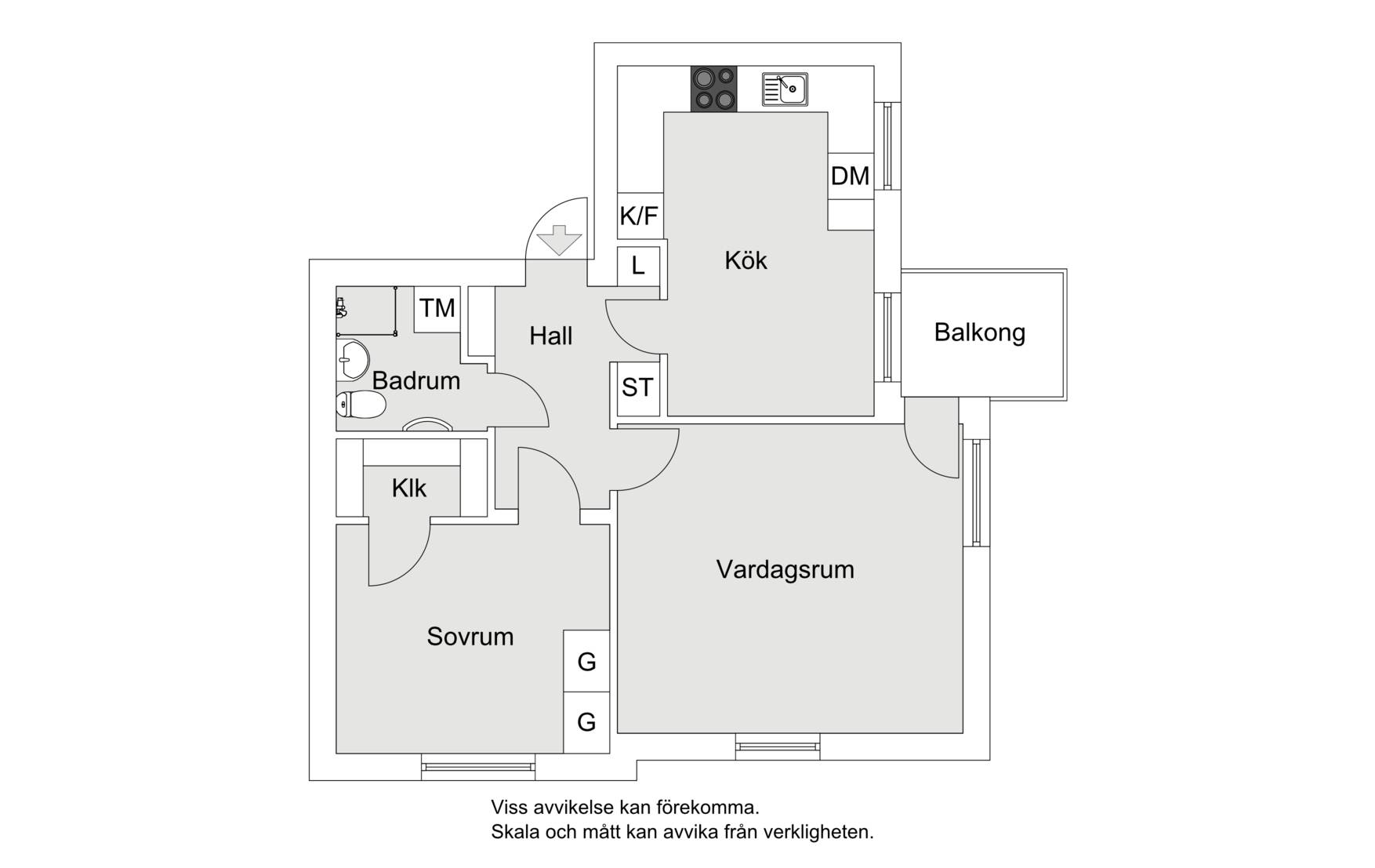 2 rum Lägenhet på Mosstenabacken 1, vån 3 Bandhagen Stockholms kommun - bild 32