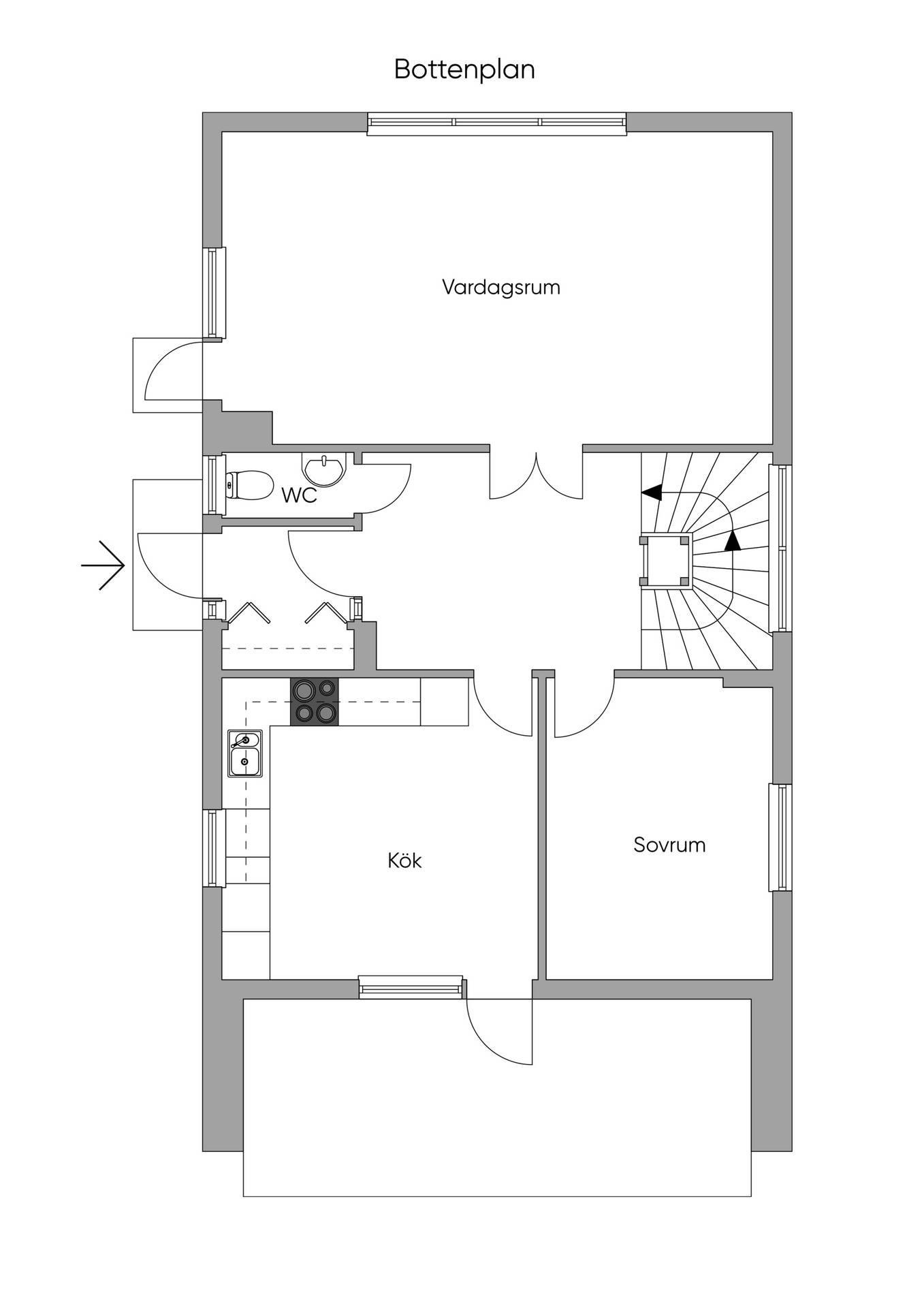 6 rum Villa på Moosbergsvägen 5 Råneå Luleå kommun - bild 27