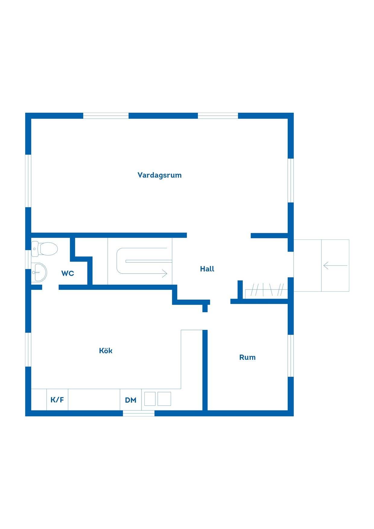 92 m² Villa på Ullervad Kommunalgården 1 Ullervad Mariestads kommun - bild 39