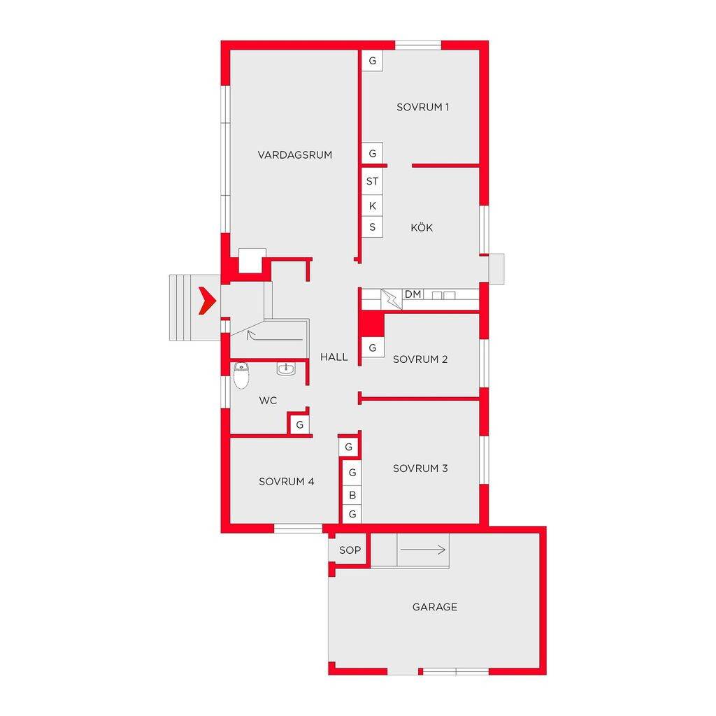 5 rum Villa på Fasangatan 5 Viskafors Borås kommun - bild 28