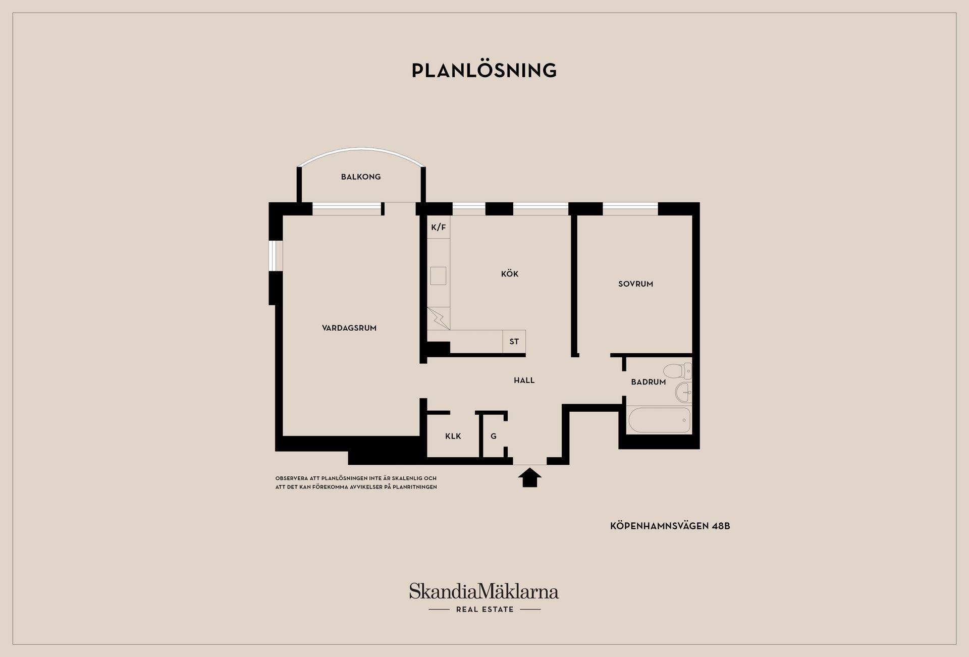 2 rum Lägenhet på Köpenhamnsvägen 48B Erikslust/Slottsstaden Malmö kommun - bild 21