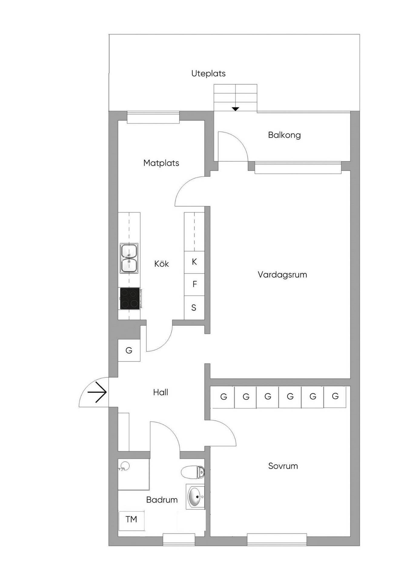 2 rum Lägenhet på Solhagagatan 40 Hisings Kärra Göteborgs kommun - bild 17