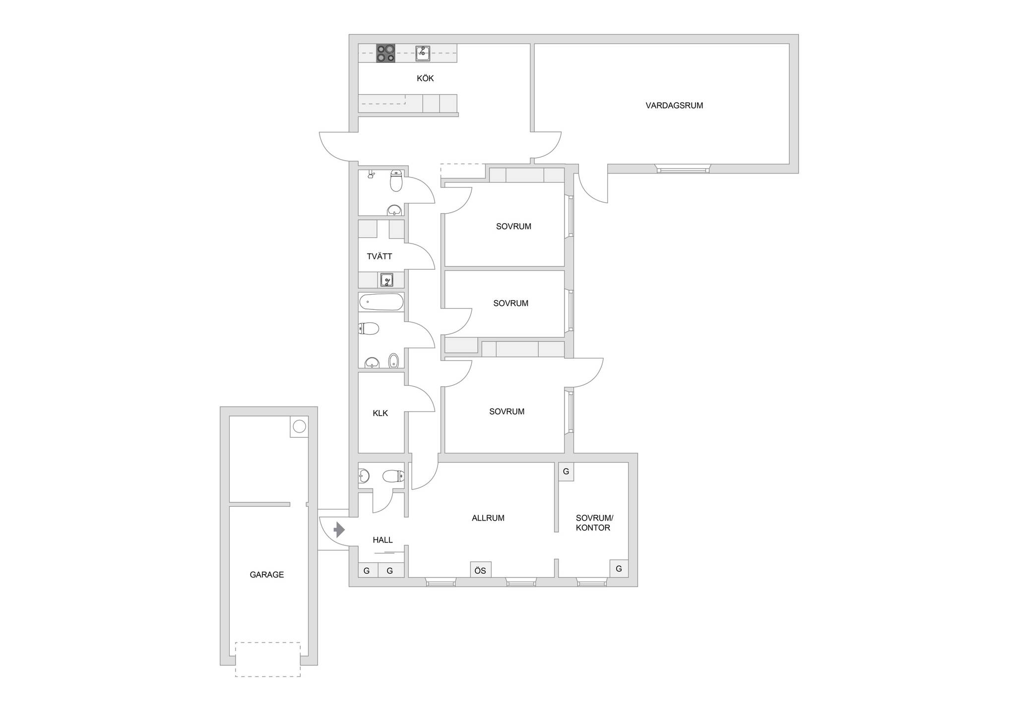 6 rum Villa på Semestervägen 4 Jakobsberg - Västra Järfälla kommun - bild 47