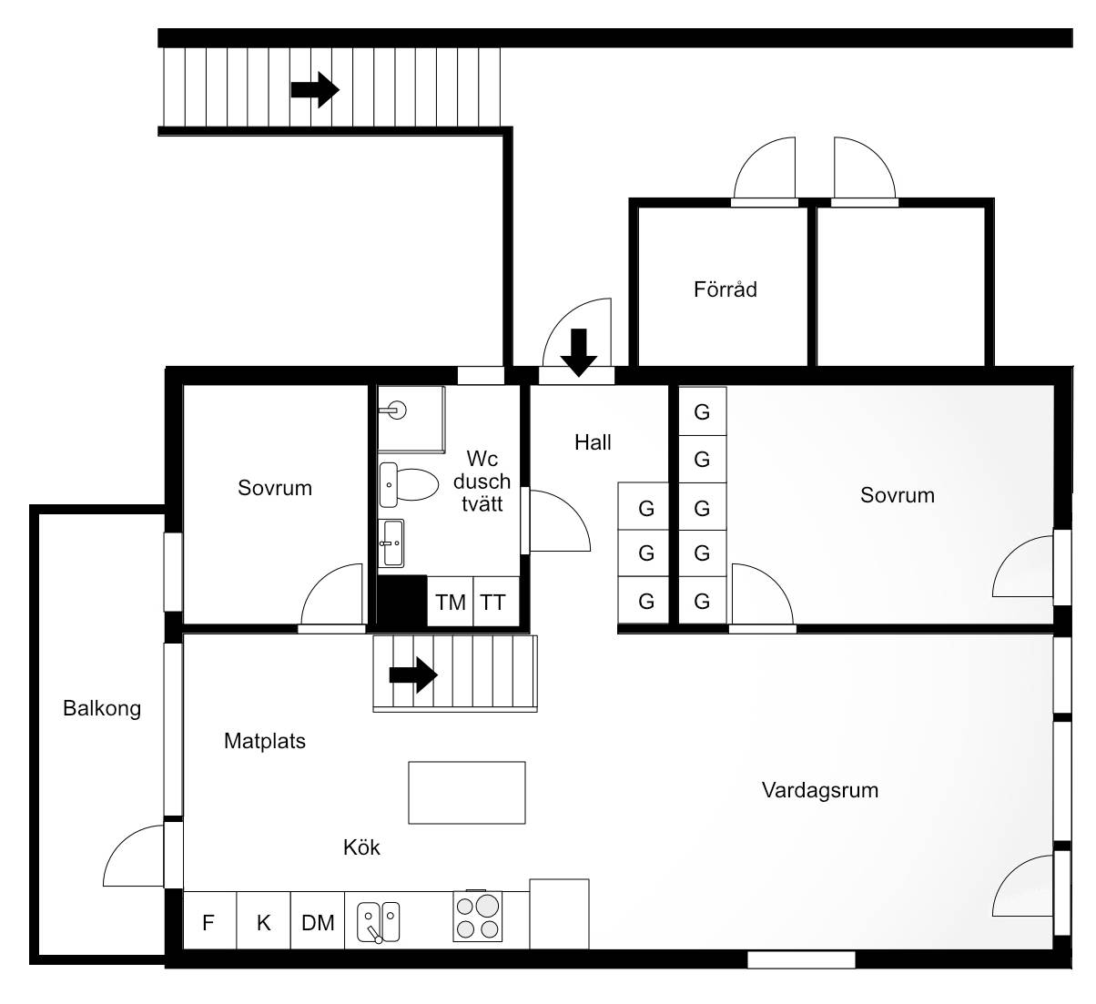 3 rum Lägenhet på Strömgatan 7C Åbrinken Arboga kommun - bild 40