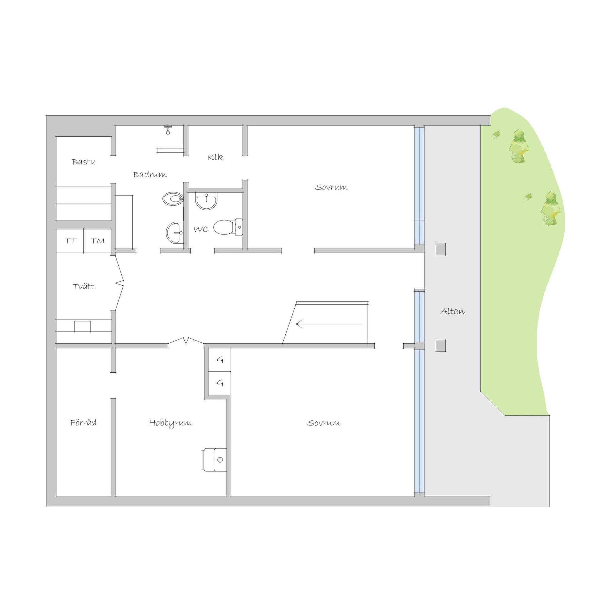 5 rum Radhus på Bofinksvägen 4F Mariehem Umeå kommun - bild 32