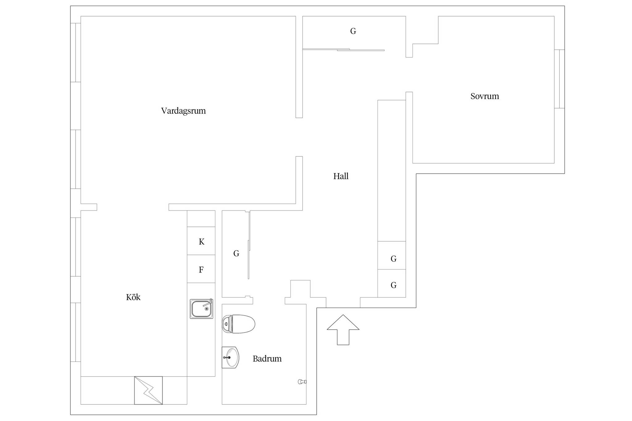 2 rum Lägenhet på Himmelriksgränden 4B Helsingborg - Centrum Helsingborgs kommun - bild 18