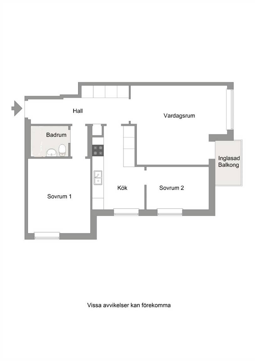 3 rum Lägenhet på Agavägen 15A Seestaden Sandvikens kommun - bild 18