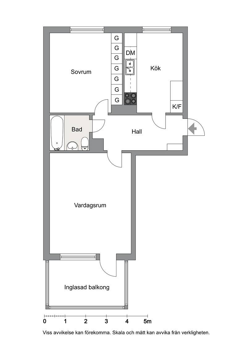 2 rum Lägenhet på Lidåkersgatan 8A Lidåker Lidköpings kommun - bild 25