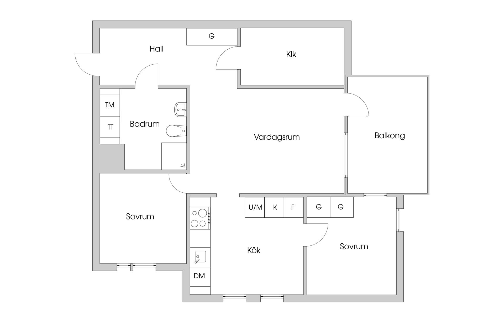 3 rum Lägenhet på Regementsgatan 44 Centrum Strängnäs kommun - bild 19