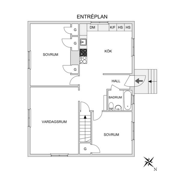 3 rum Villa på Bergsvägen 13 Fagernäs Bodens kommun - bild 21