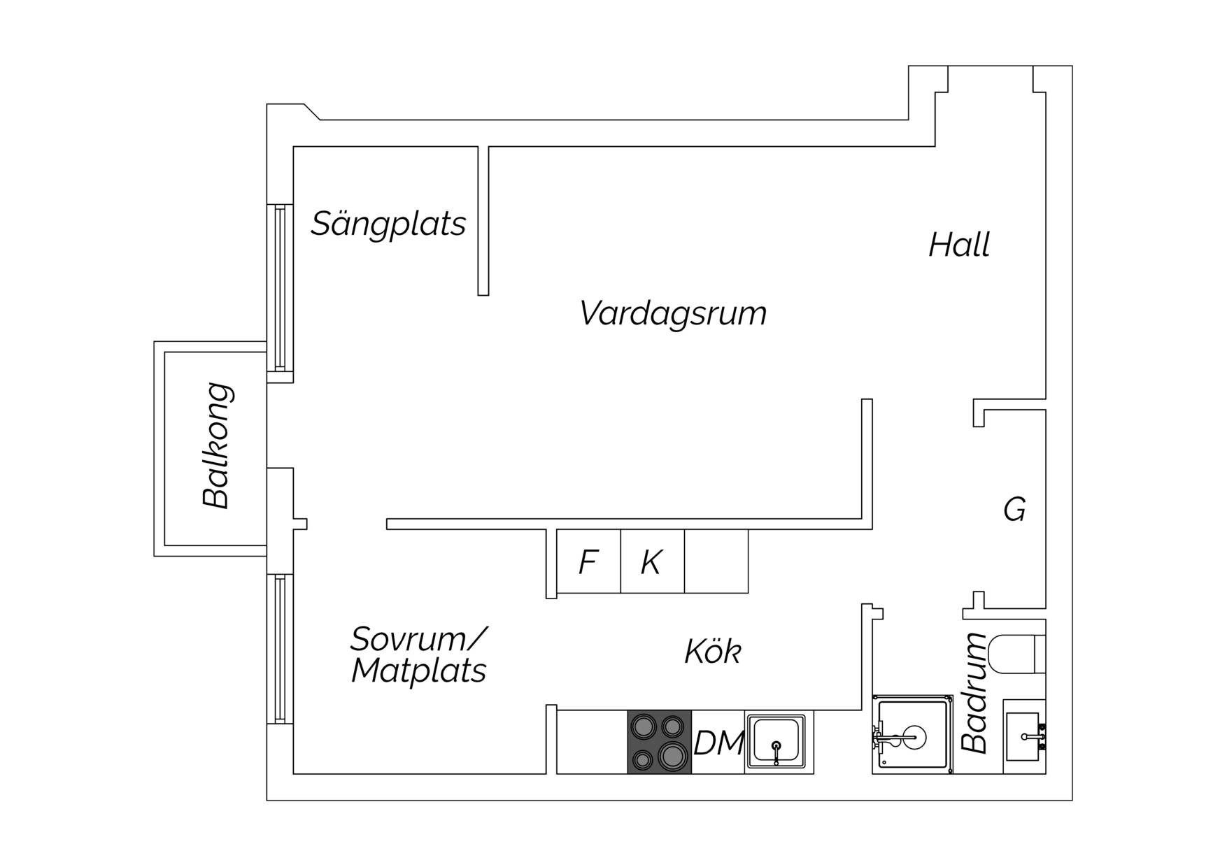 1 rum Lägenhet på Essinge Brogata 20, 4tr Lilla Essingen Stockholms kommun - bild 15