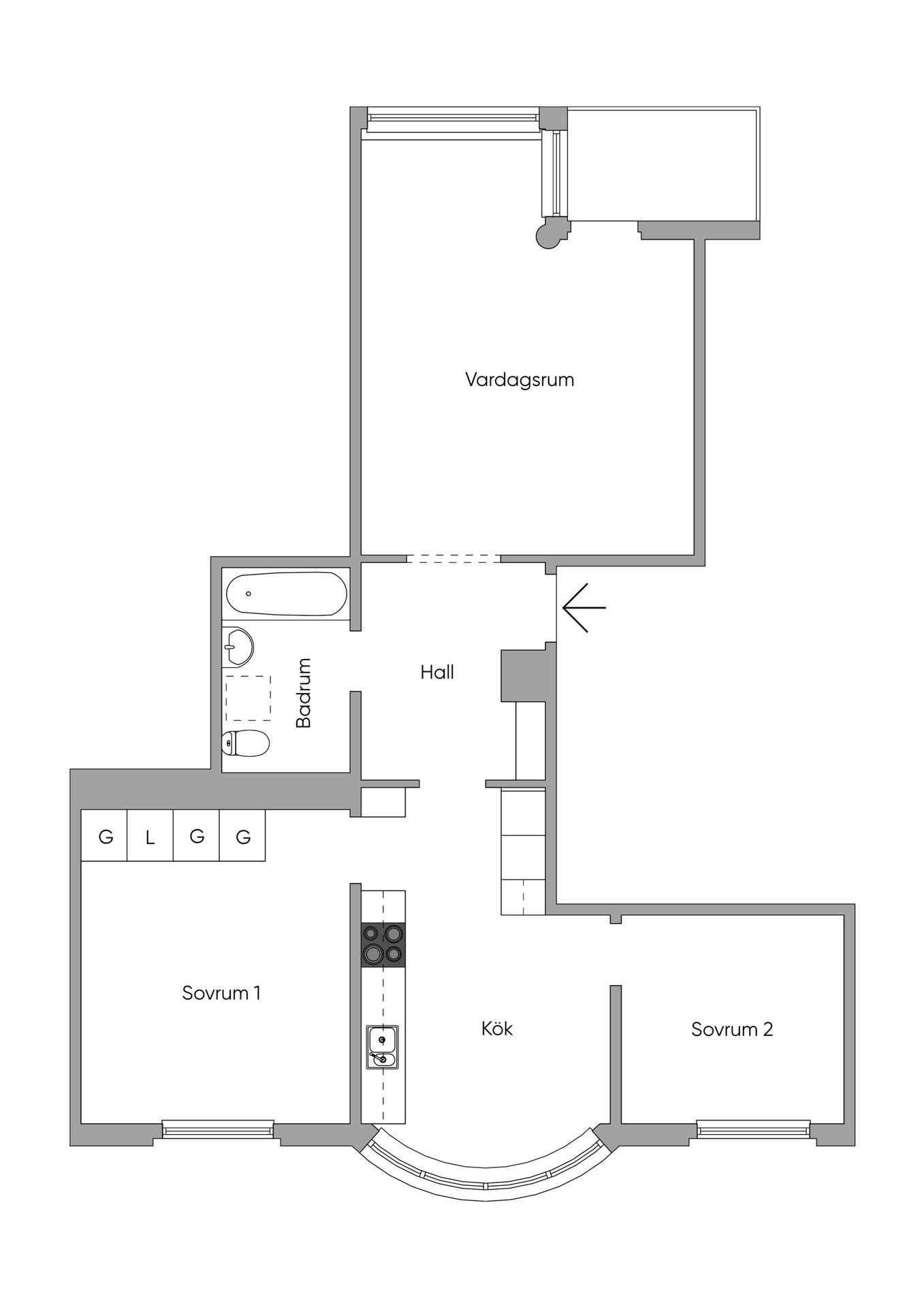 3 rum Lägenhet på Scheelegatan 38B Stockholm Stockholms kommun - bild 18