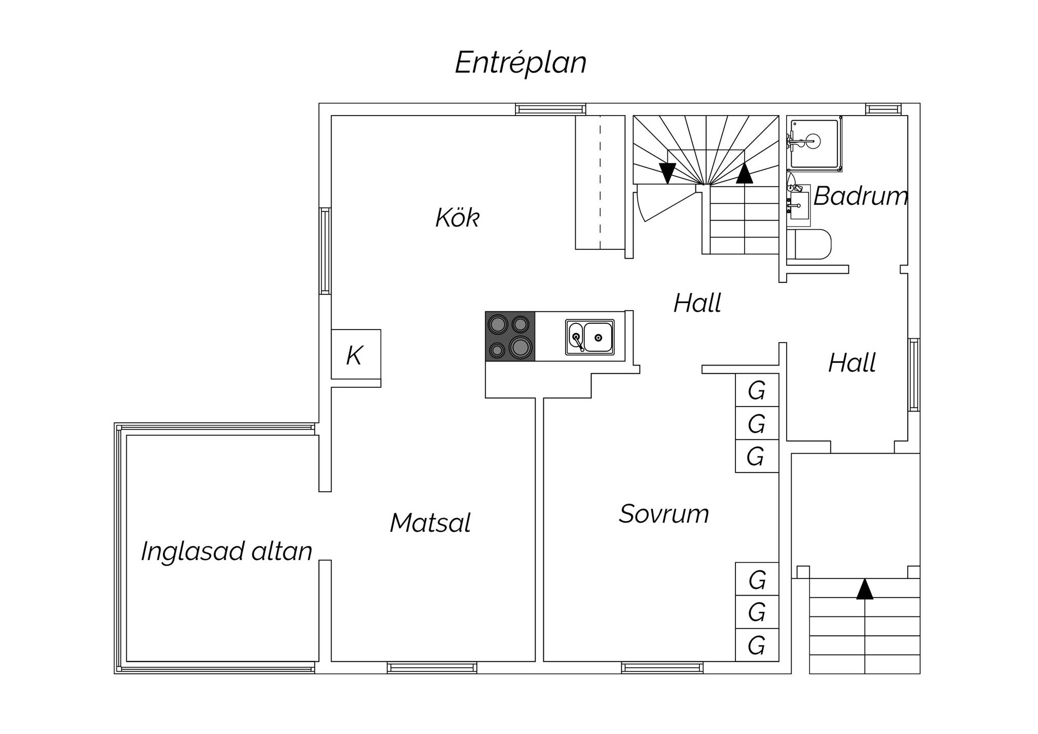 5 rum Villa på Hammarbygatan 8 Örta Sandvikens kommun - bild 36