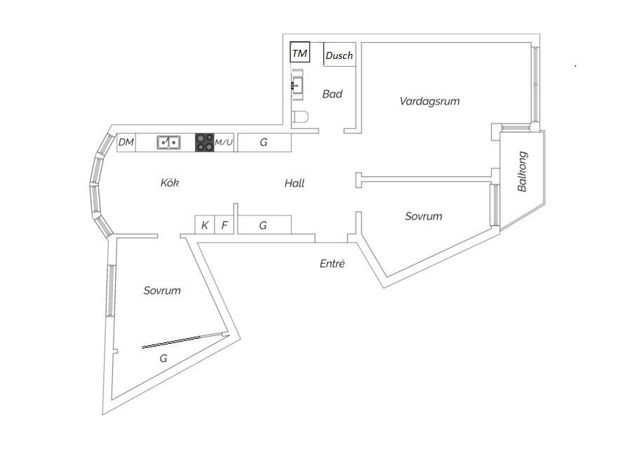3 rum Lägenhet på Scheelegatan 40A, 6 tr Kungsholmen Stockholms kommun - bild 21