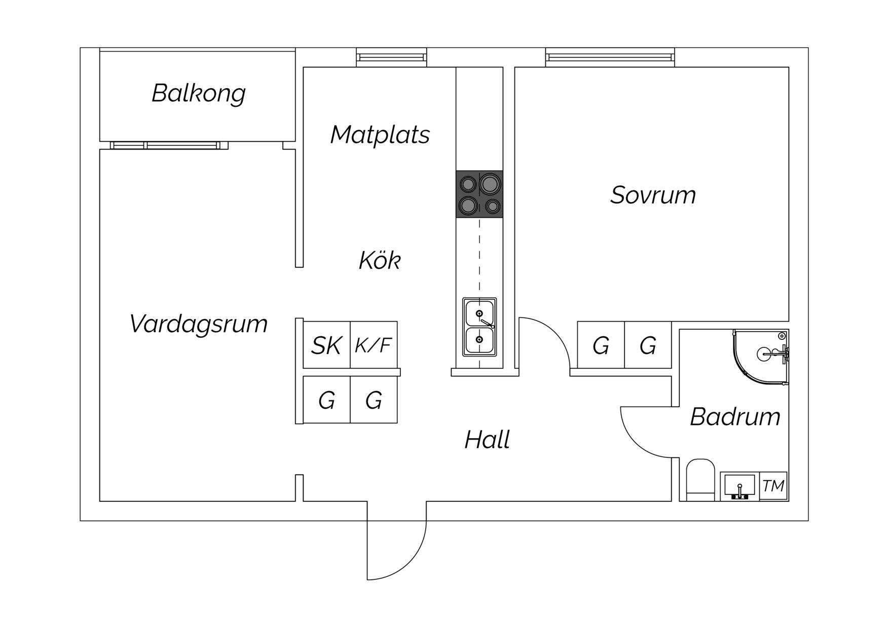 2 rum Lägenhet på Gränsvägen 4 Västerhaninge Haninge kommun - bild 19