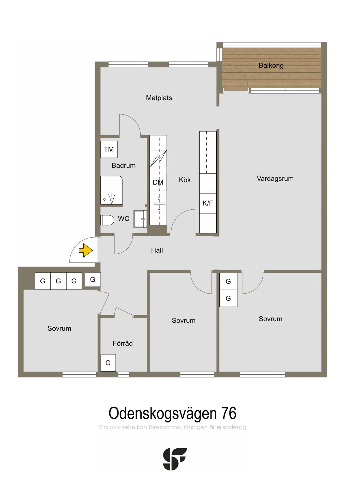 4 rum Lägenhet på Odenskogsvägen 76 Odenskog Östersunds kommun - bild 22