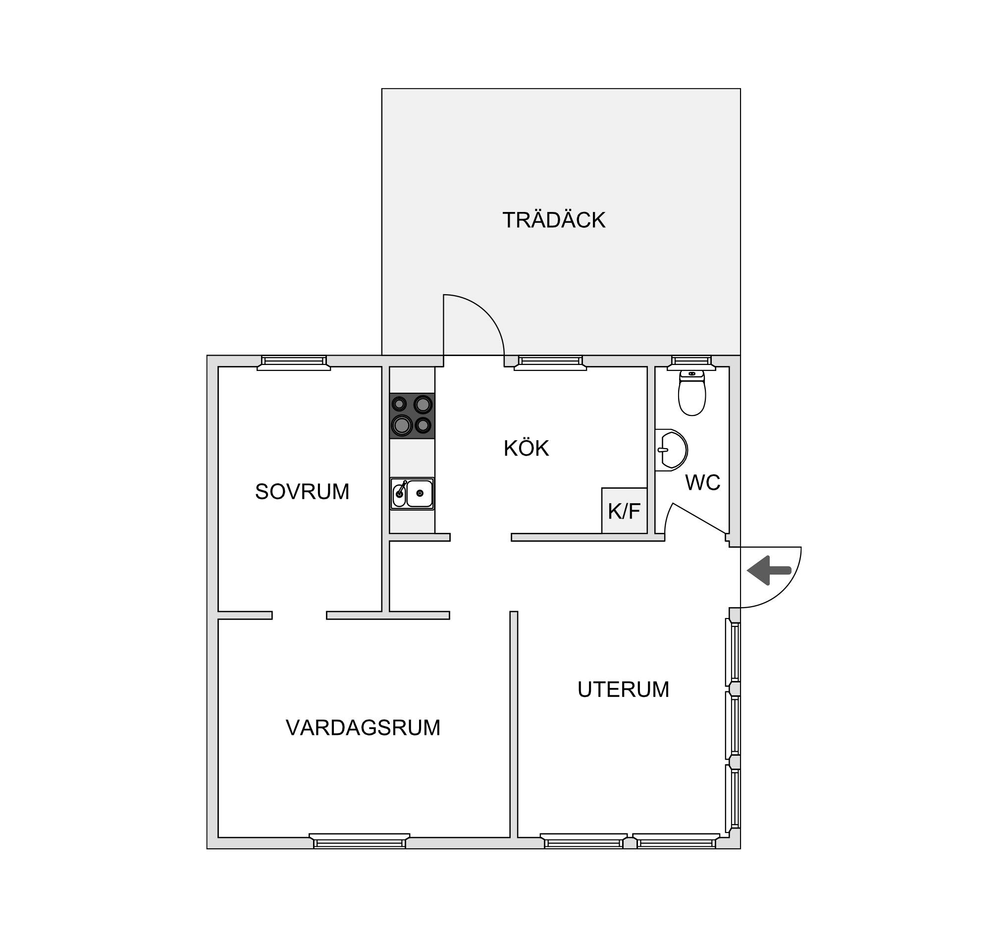 2 rum Fritidshus på Floxgången 187 Kölnans Fritidsby Malmö kommun - bild 19