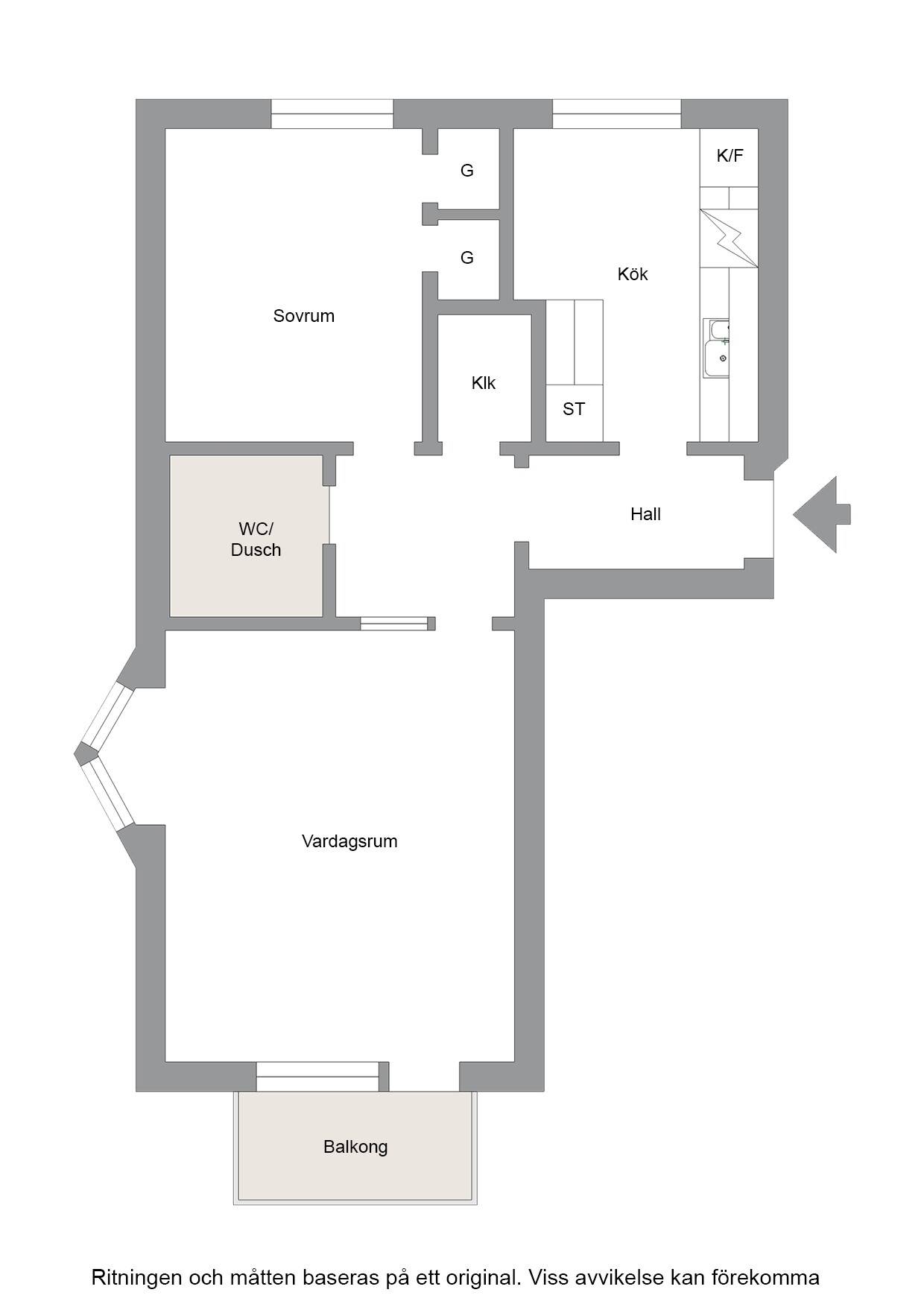 2 rum Lägenhet på Sveavägen 18 Sallyhill Sundsvalls kommun - bild 14