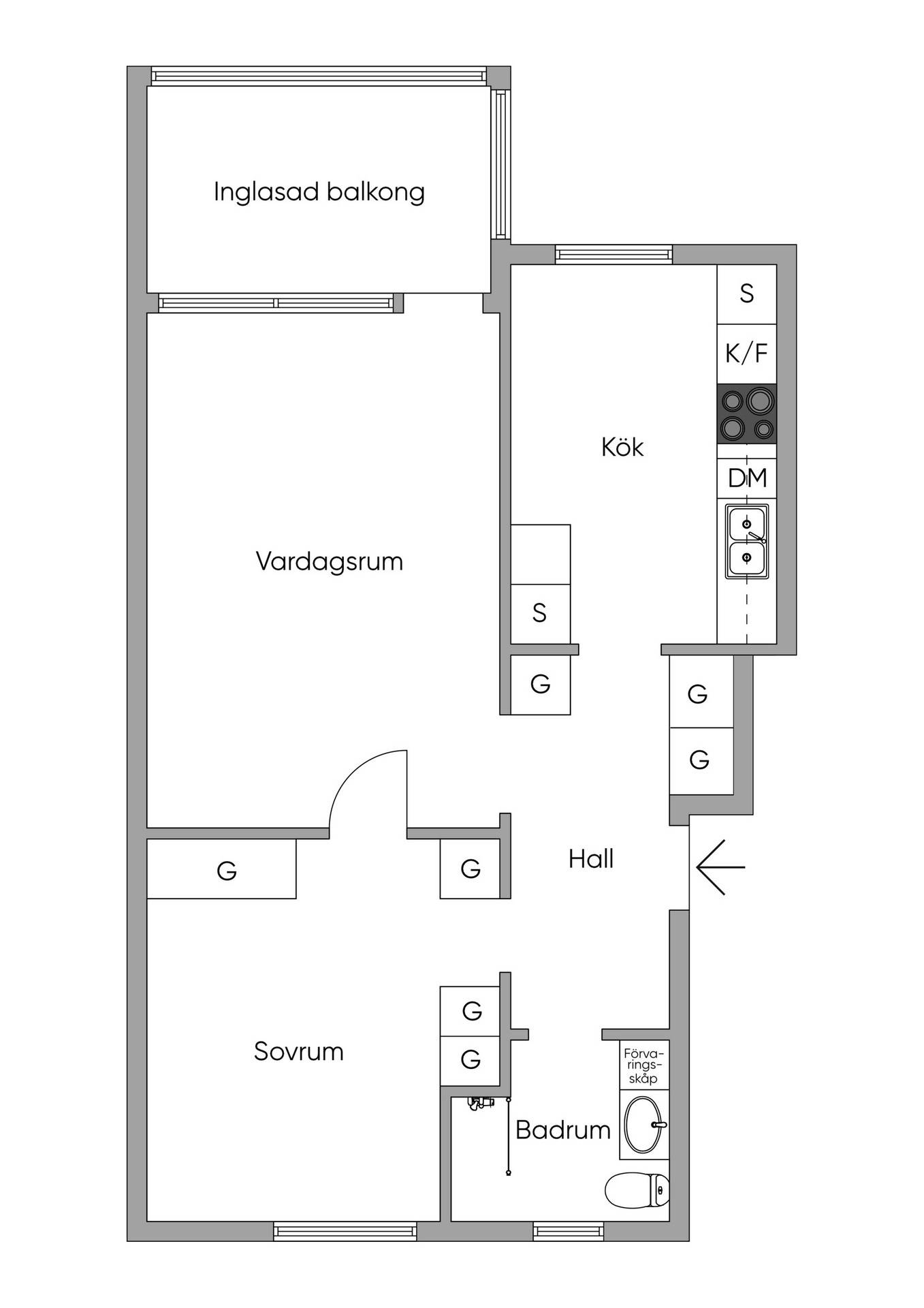 2 rum Lägenhet på Basungatan 28 Ruddalen Göteborgs kommun - bild 10