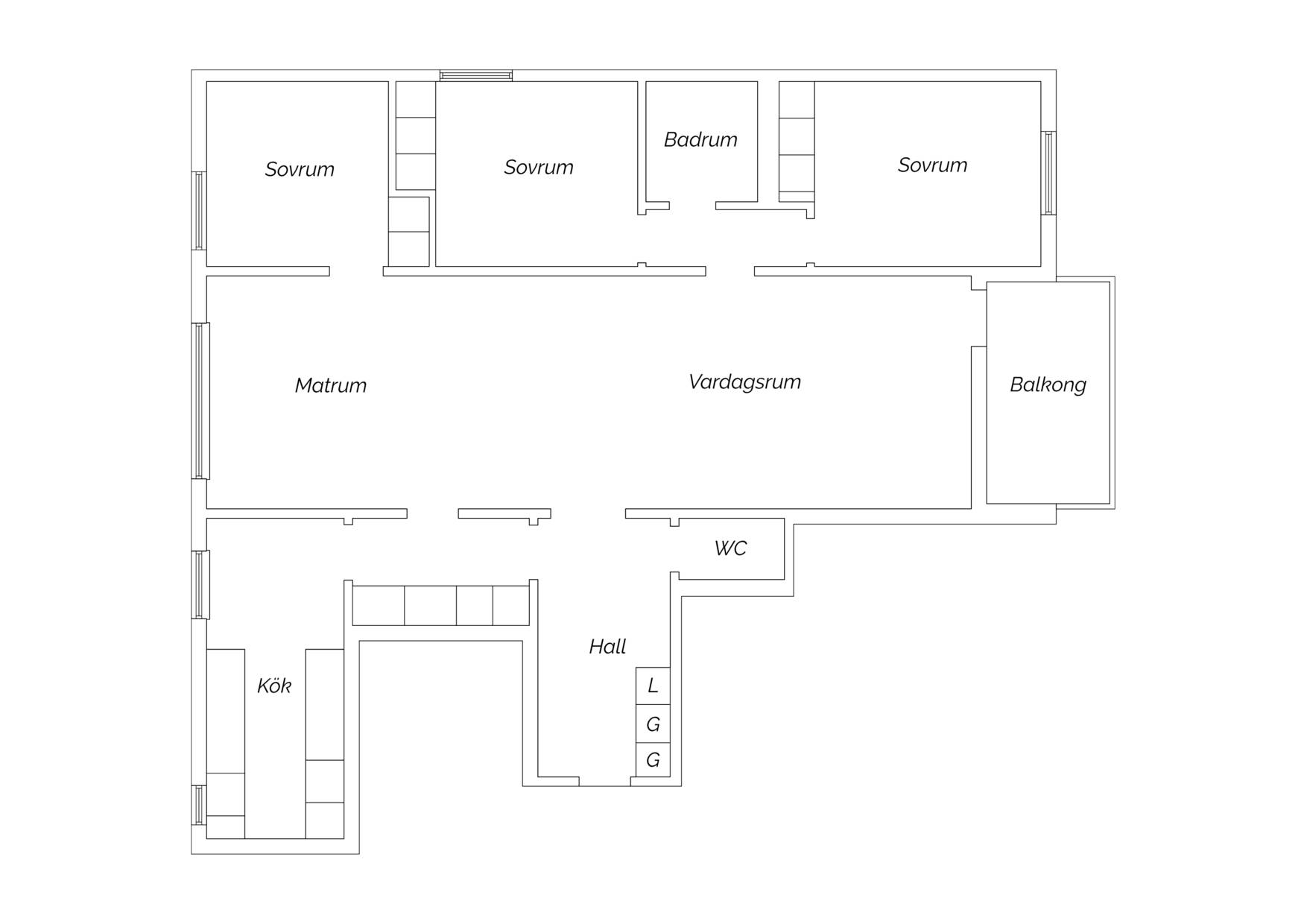 4 rum Lägenhet på Wivalliusgatan 19, 5tr Kungsholmen - Marieberg Stockholms kommun - bild 24