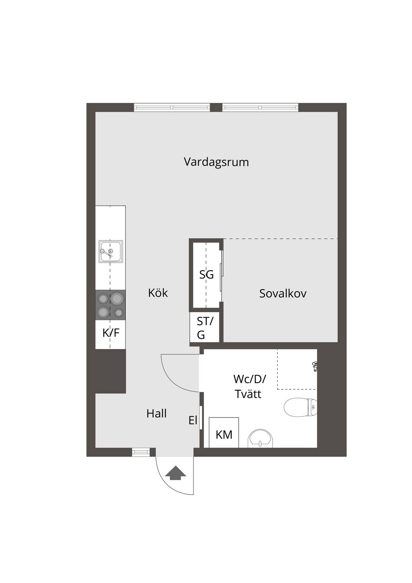 1 rum Lägenhet på Sadelgatan 9 Täby Park Täby kommun - bild 24
