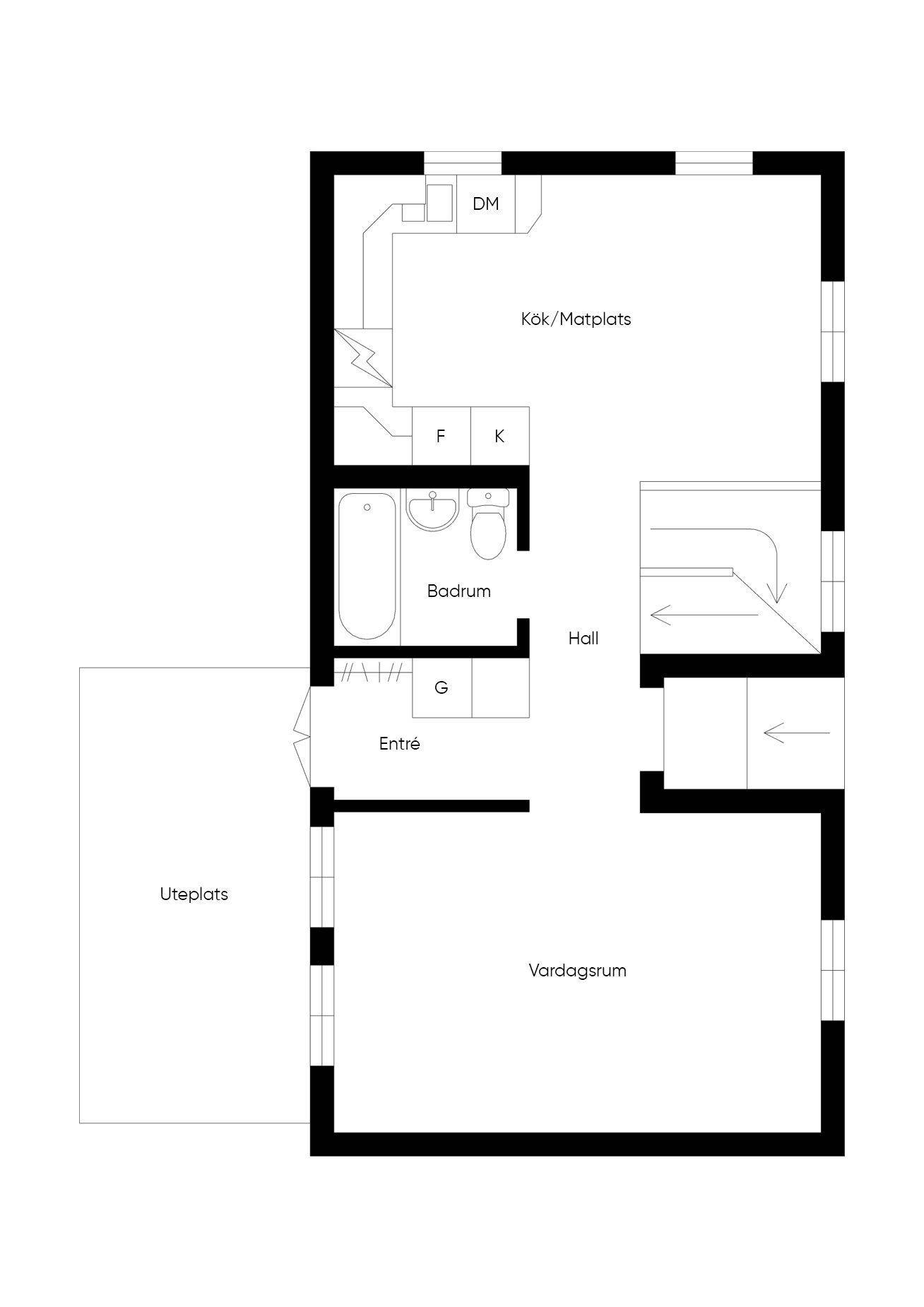 4 rum Kedjehus på Skolgatan 8 Gamla Norr Västerviks kommun - bild 48
