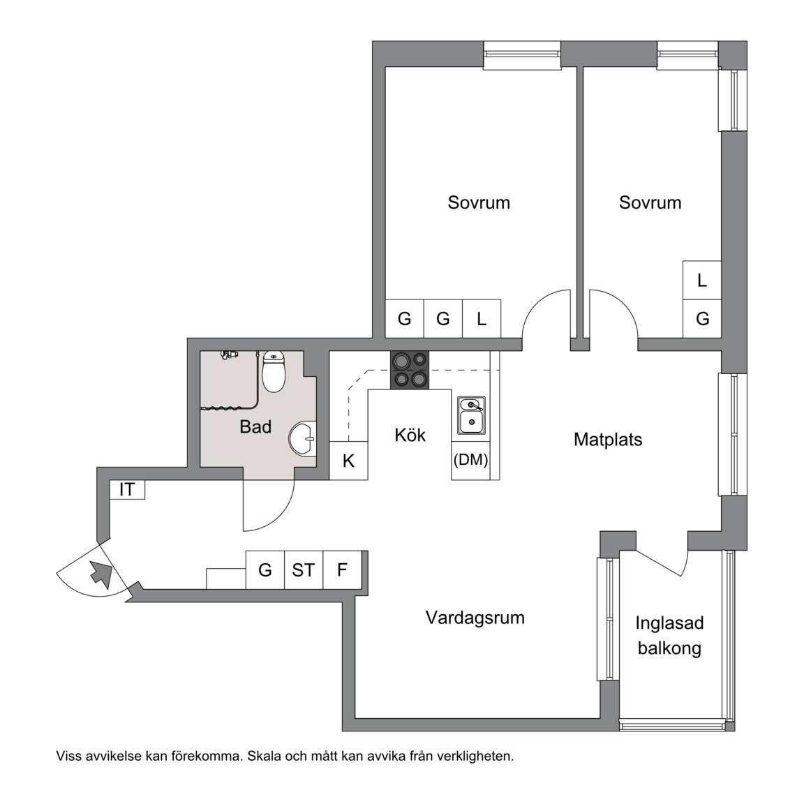 3 rum Lägenhet på Korpralsvägen 32B Teg Umeå kommun - bild 16