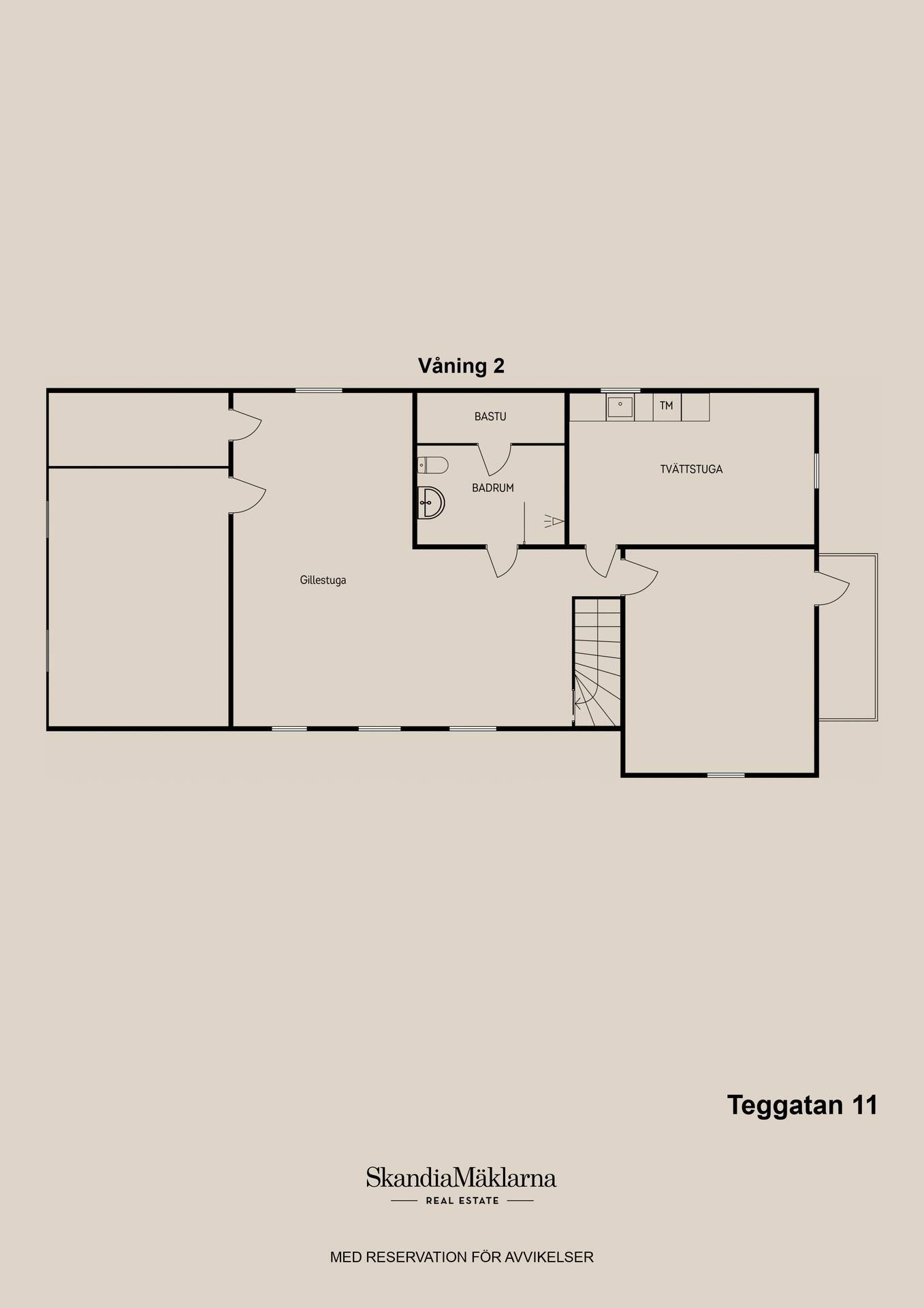 5 rum Villa på Teggatan 11 Älvboda, Skutskär Älvkarleby kommun - bild 34