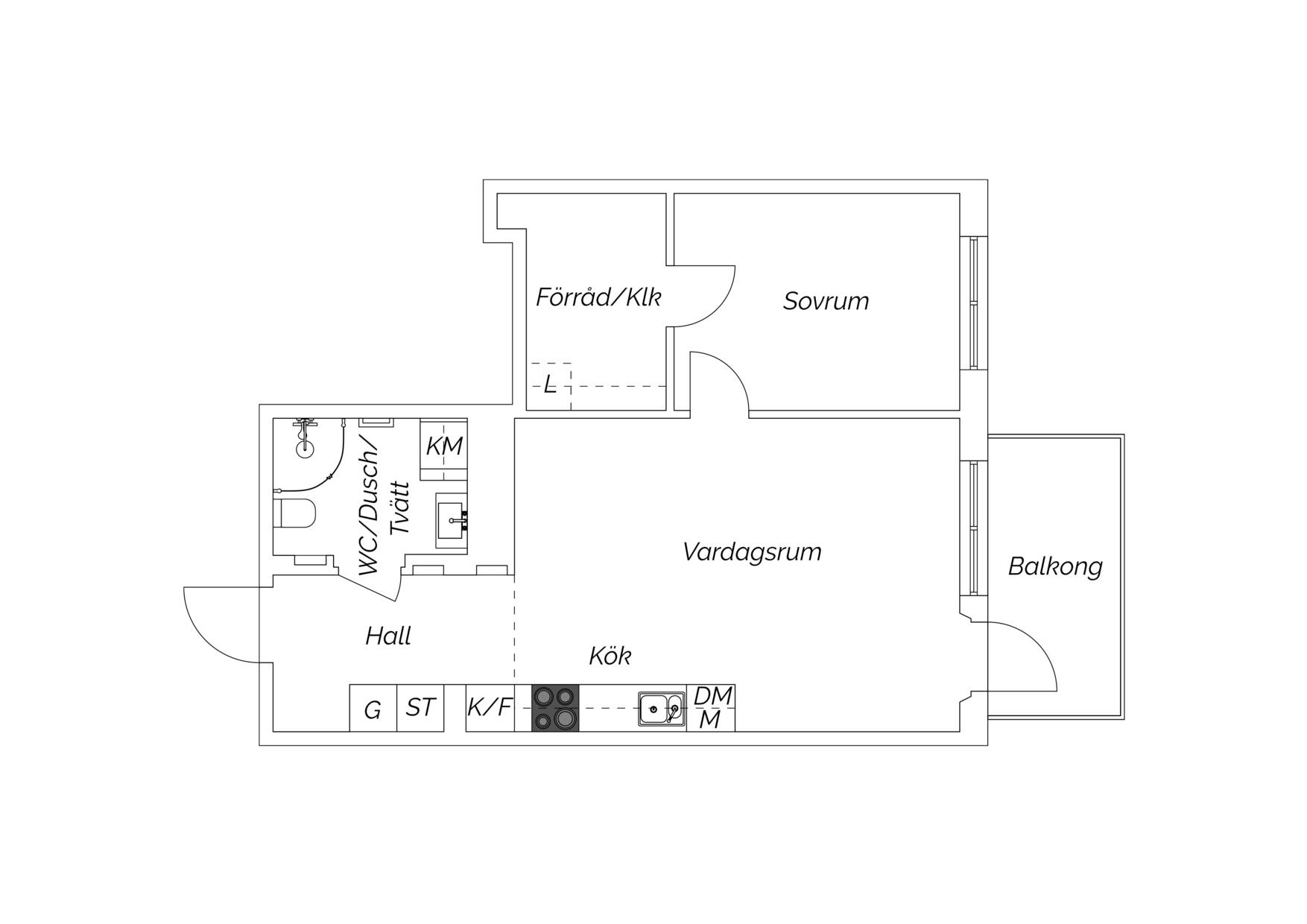 2 rum Lägenhet på Grafiska vägen 4C Krokslätt Göteborgs kommun - bild 34