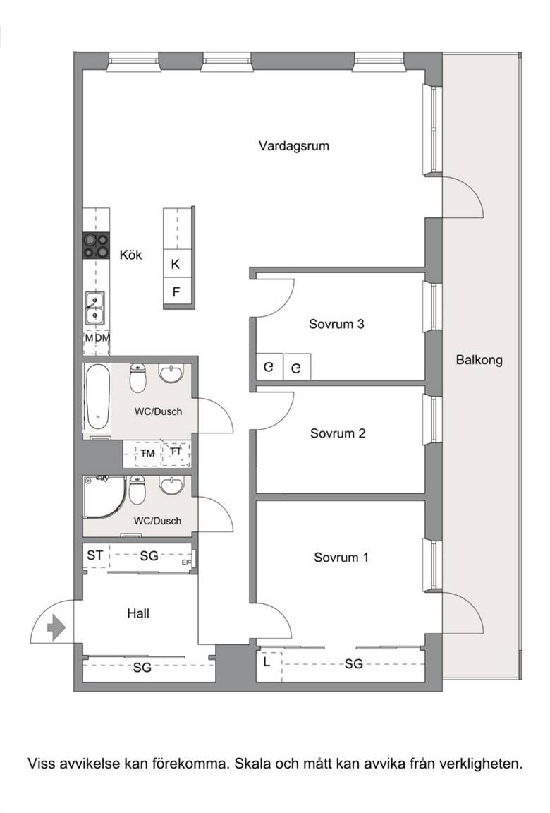 4 rum Lägenhet på Drevergatan 1B Norra Djurgårdsstaden Stockholms kommun - bild 27