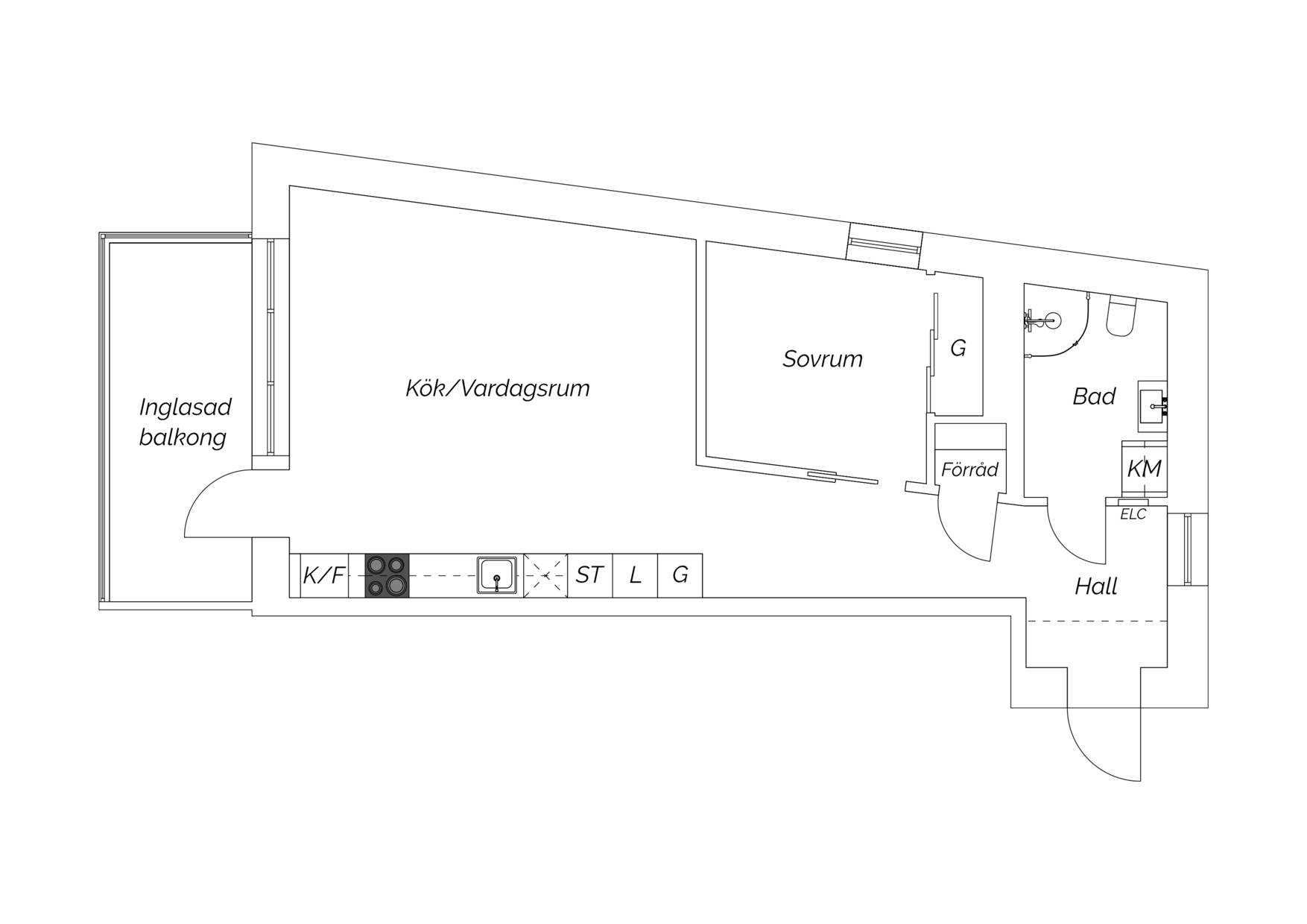 2 rum Lägenhet på Nynäsvägen 98 Centrala handen Haninge kommun - bild 23