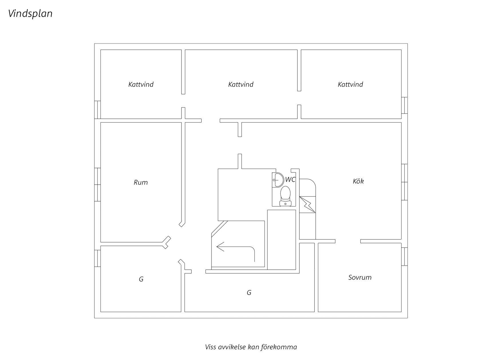 6 rum Villa på Villagatan 8 Söderhamns kommun - bild 15