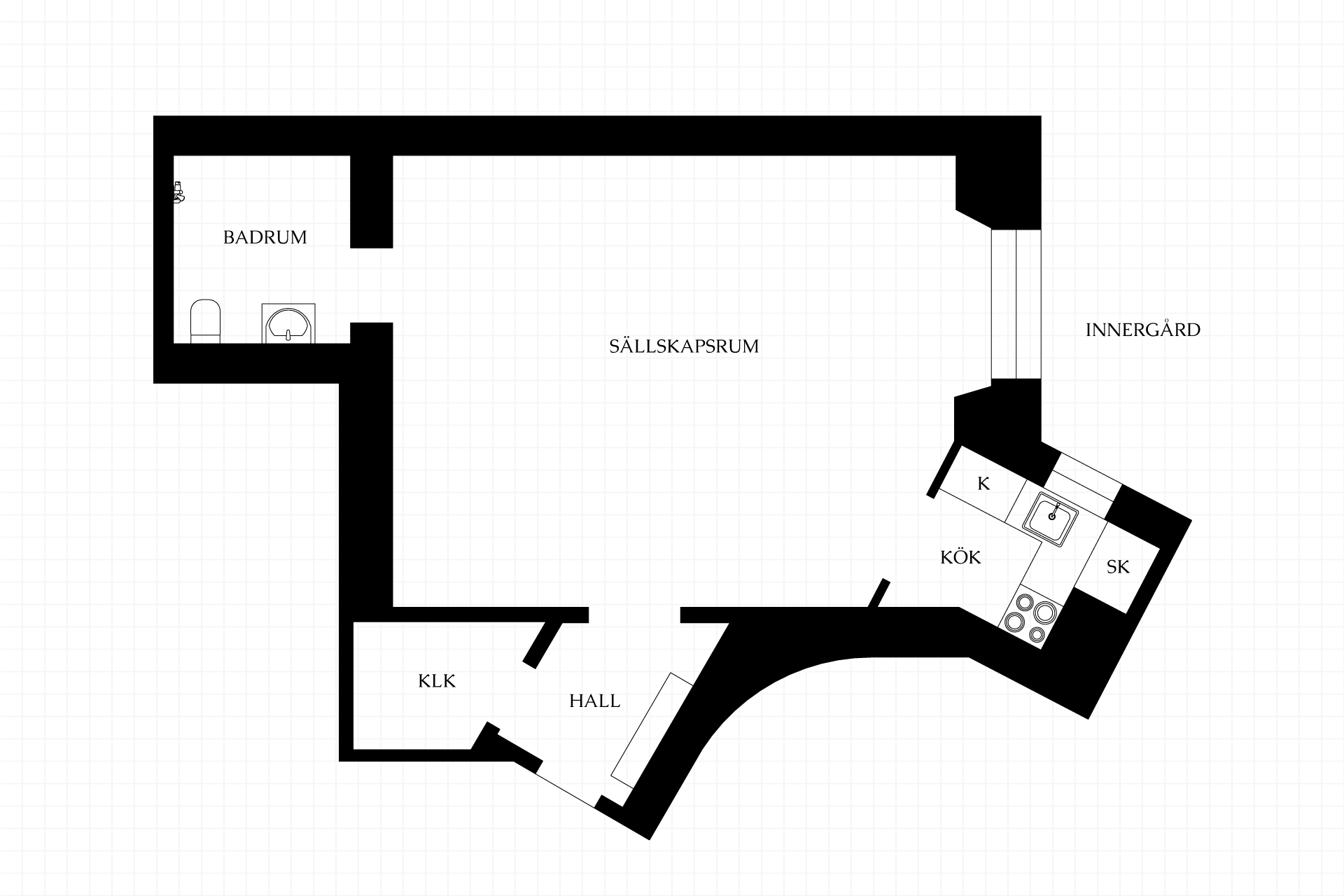 1 rum Lägenhet på Katarina bangata 25, 3 tr Södermalm - Nytorget Stockholms kommun - bild 17