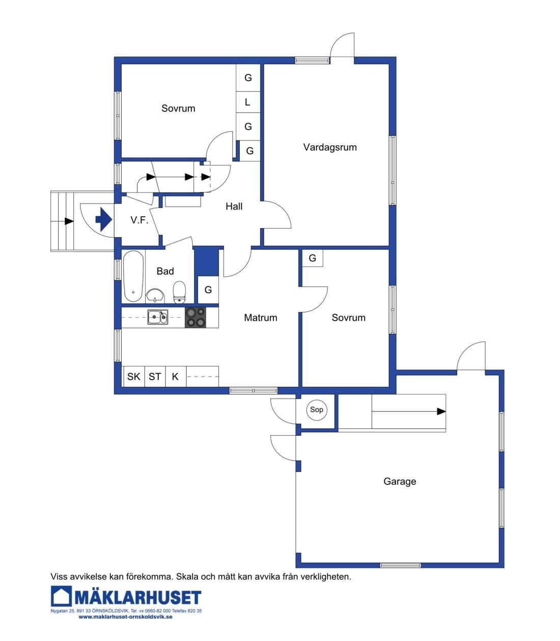 6 rum Villa på Westmansvägen 10 Själevad Örnsköldsviks kommun - bild 39