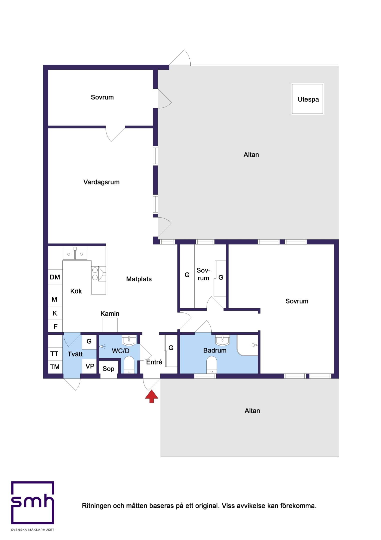 4 rum Radhus på Stora Hundens gata 520 Brandbergen Haninge kommun - bild 20