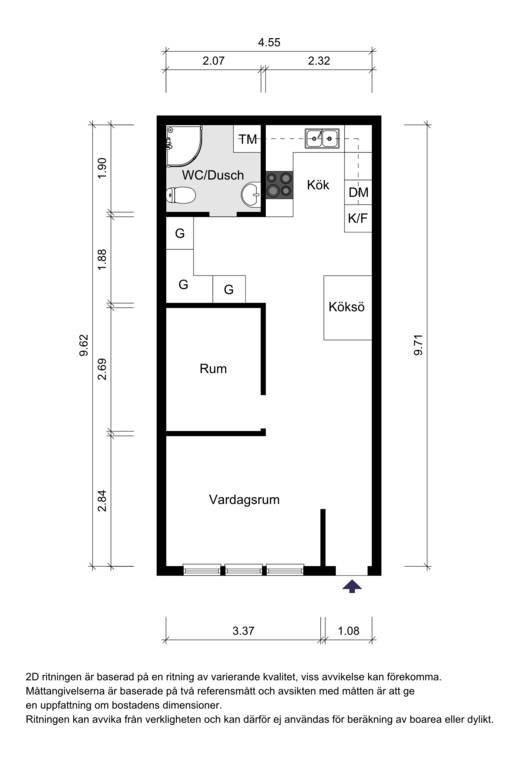 1.5 rum Lägenhet på Poppelvägen 17D Fågelsången Sollentuna kommun - bild 11