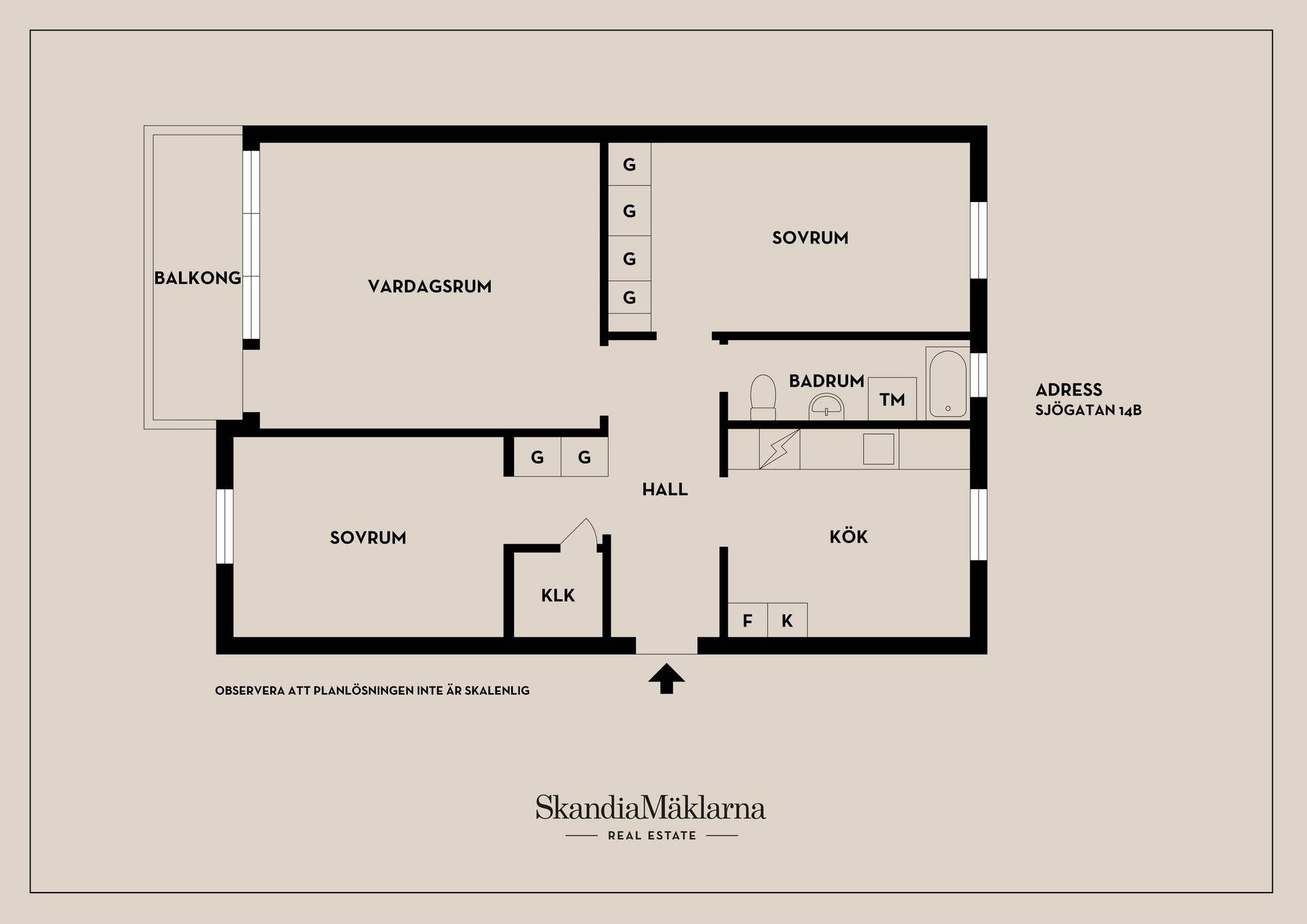3 rum Lägenhet på Sjögatan 14B Oxelösunds kommun - bild 18