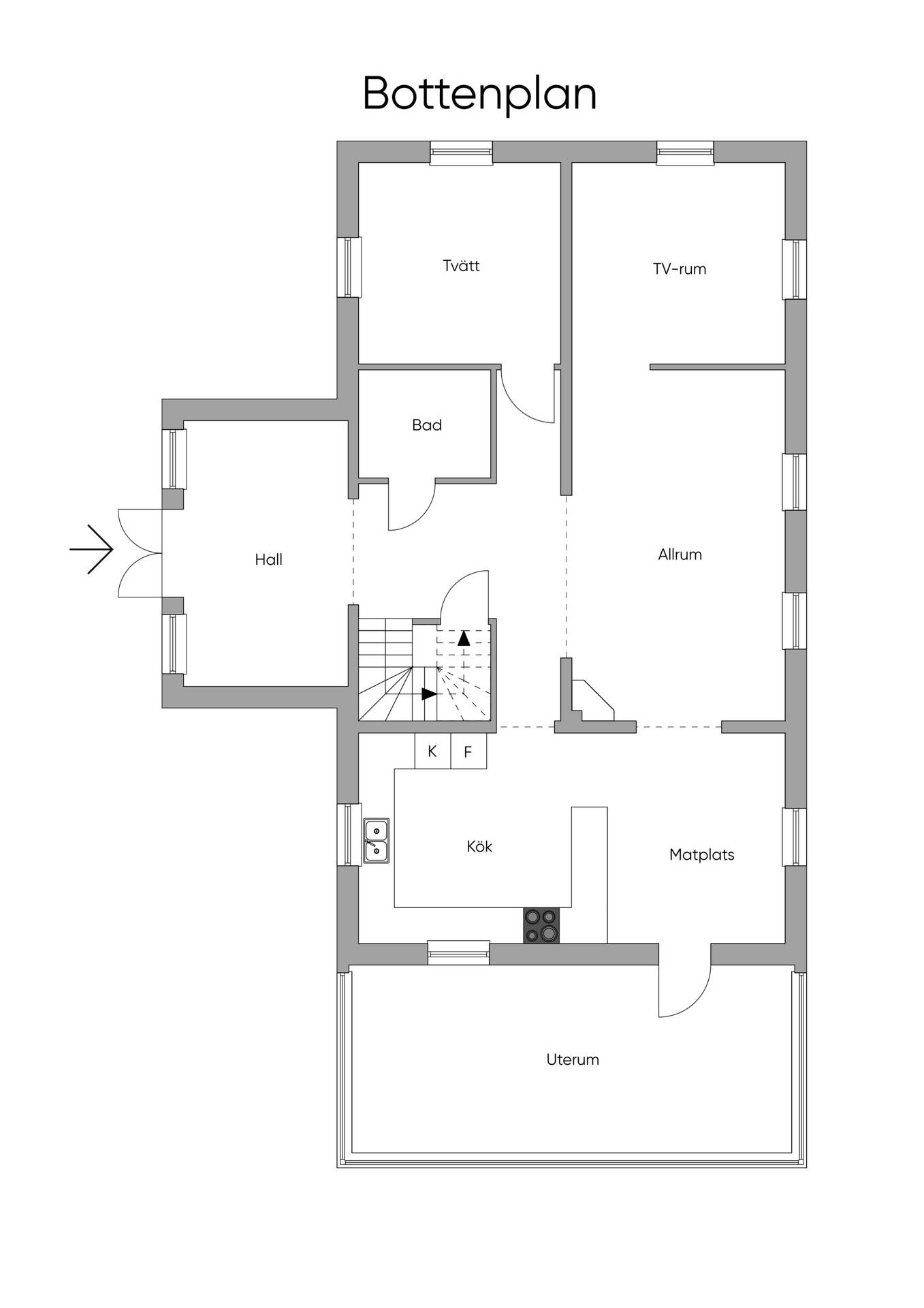 7 rum Villa på Heden Lokbacksvägen 20 Leksand Leksands kommun - bild 58