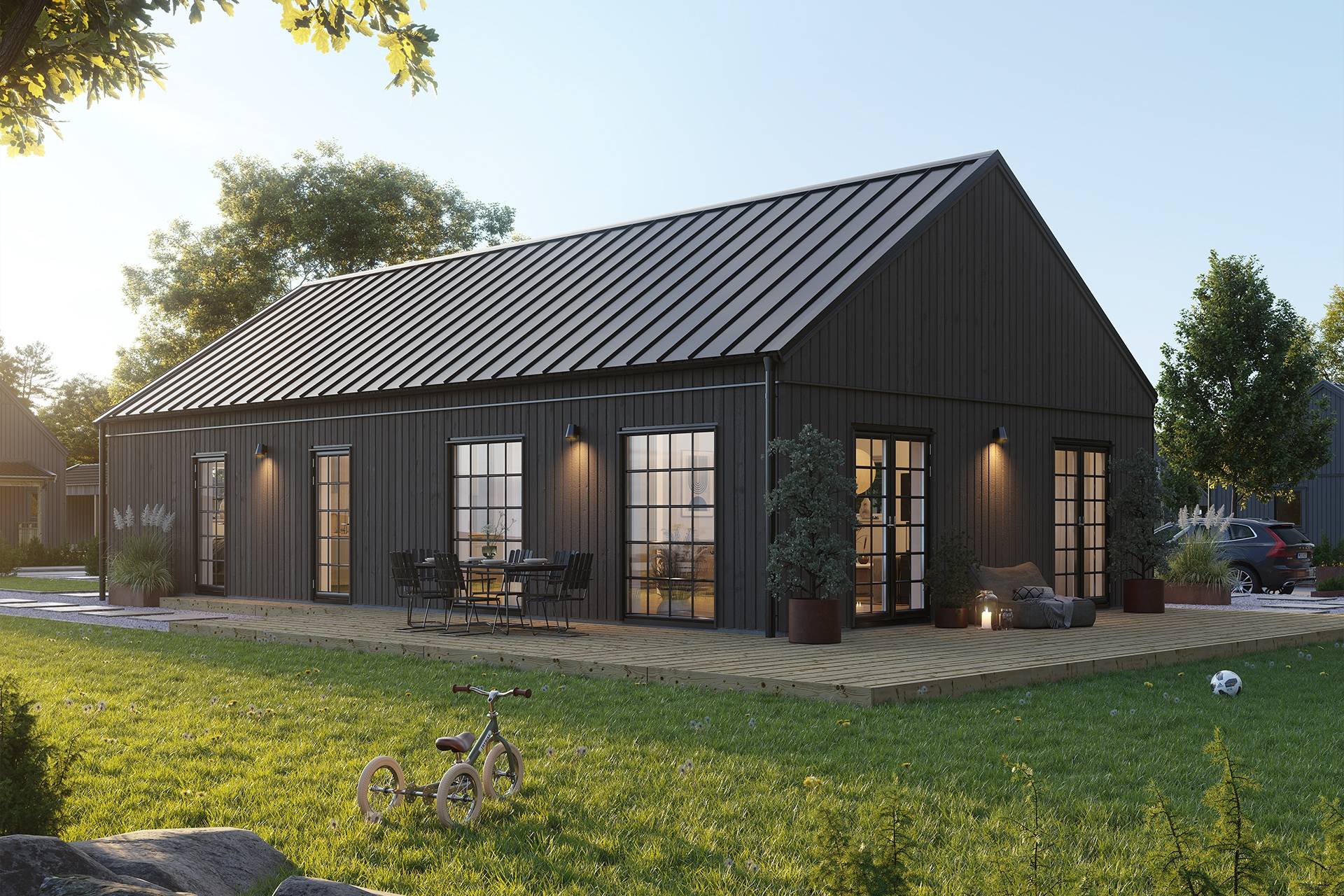 4 rum villa på Spjutmossvägen 12 (tomt 9) LINDBACKEN, Uppsala kommun - bild 1