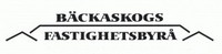 Mäklarlogotyp Bäckaskogs Fastighetsbyrå