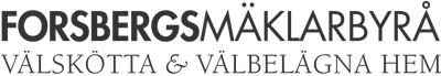 Mäklarlogotyp Forsbergs Mäklarbyrå AB