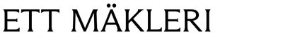 Logotyp av Ett Mäkleri